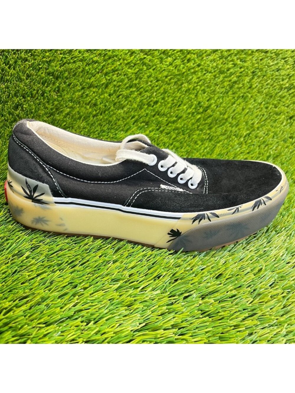 Vans Vault Era Stacked LX Womens Size 8.5 Palm Black Athletic Shoes Sneakers